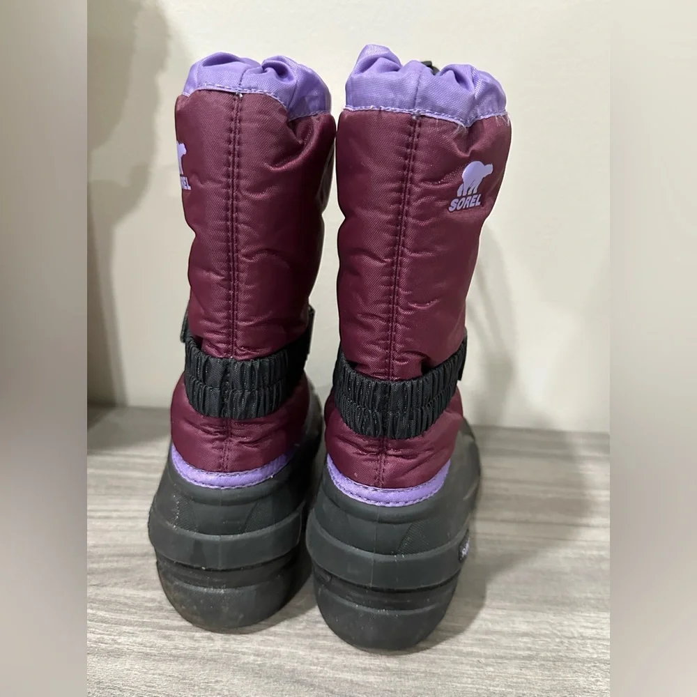 Sorel Kids Purple Maroon Pink Winter Boots